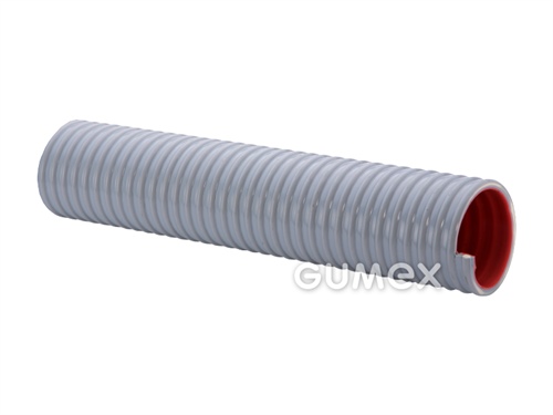 URANO PU, 76mm, 3bar/-0,9bar, TPU/PVC, PVC Spirale, -25°C/+60°C, grau, 